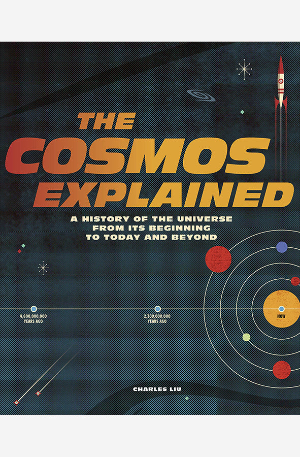Book cover of The Cosmos Explained by Charles Liu at Wild and the Sage, Galle, Sri Lanka