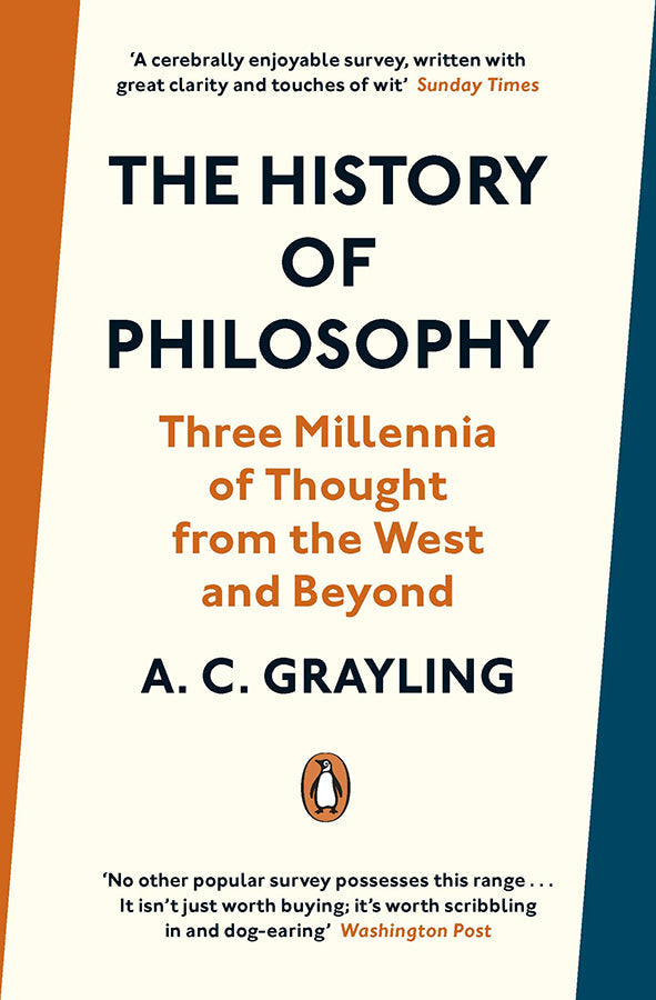 Book cover of The History of Philosophy by A. C. Grayling at Wild and the Sage, Galle, Sri Lanka