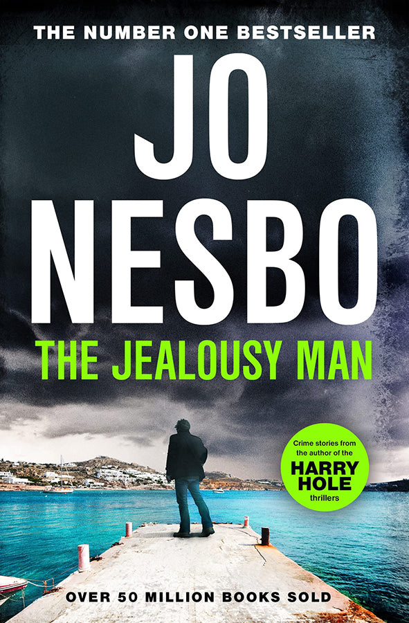 Book cover of The Jealousy Man by Jo Nesbo at Wild and the Sage, Galle, Sri Lanka