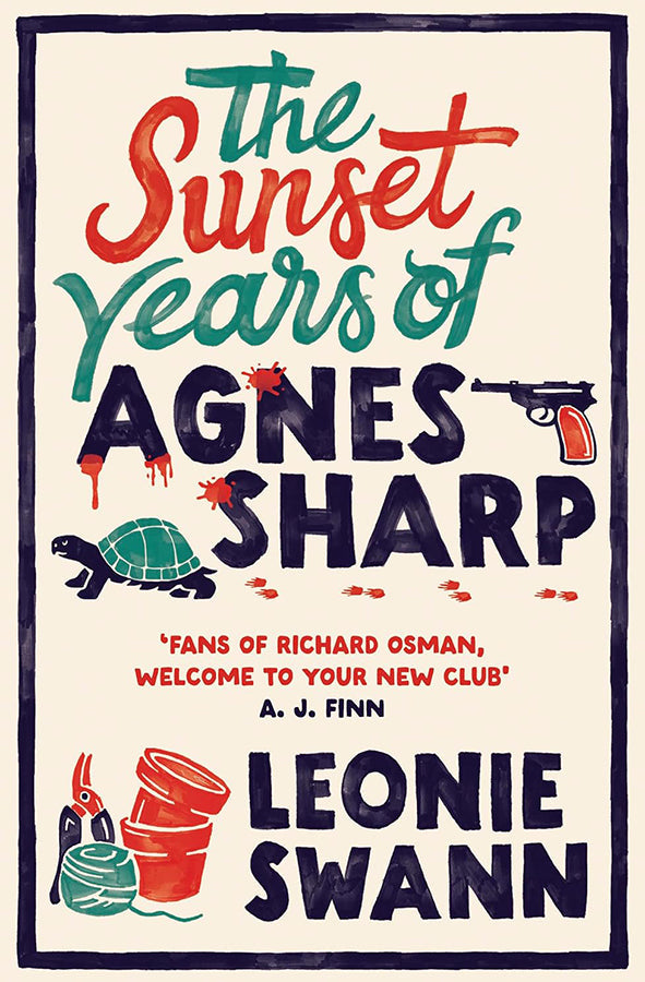 Book cover of The Sunset Years of Agnes Sharp by Leonie Swann at Wild and the Sage, Galle, Sri Lanka