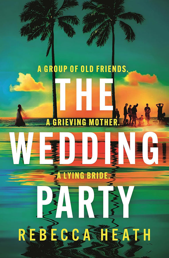 Book cover of The Wedding Party by Rebecca Heath at Wild and the Sage, Galle, Sri Lanka