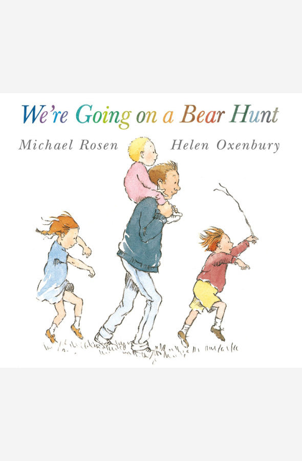 Book cover of We're Going on a Bear Hunt by Michael Rosen at Wild and the Sage, Galle, Sri Lanka