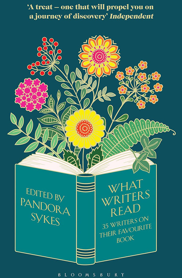 Book cover of What Writers Read: 35 Writers on their Favourite Book by Pandora Sykes at Wild and the Sage, Galle, Sri Lanka