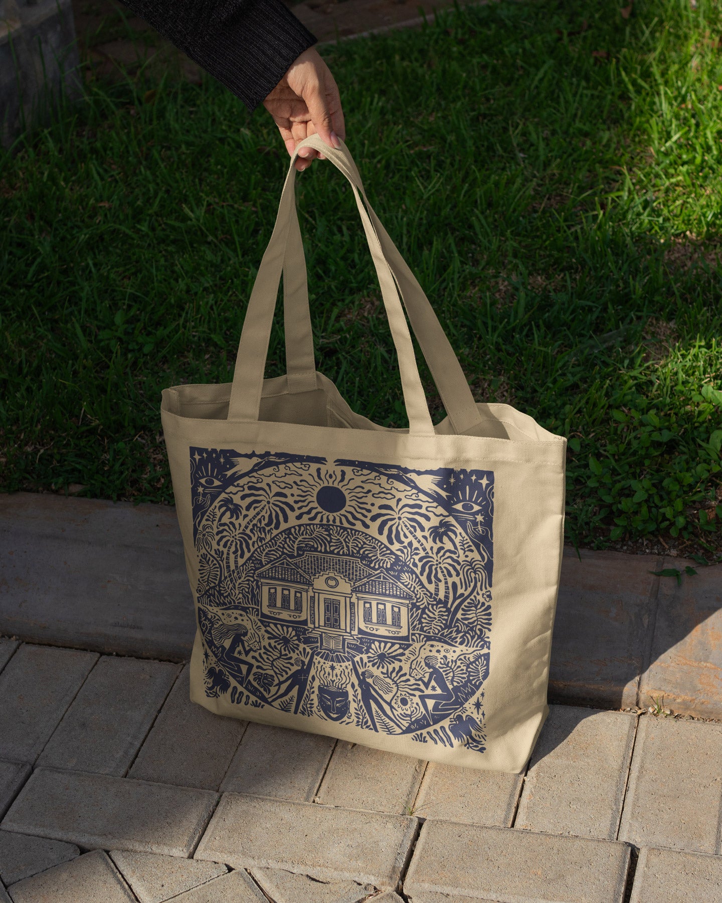 Book cover of Wild & the Sage Merch: Canvas Tote by Wild & the Sage at Wild and the Sage, Galle, Sri Lanka