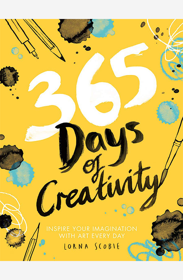 Book cover of 365 Days Of Creativity by Scobie at Wild and the Sage, Galle, Sri Lanka