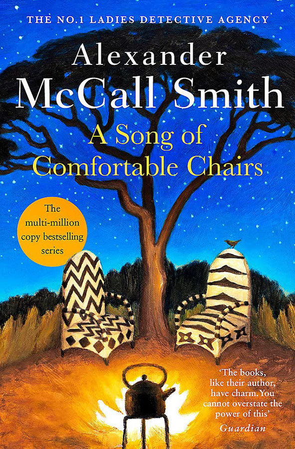Book cover of A Song of Comfortable Chairs by Alexander McCall Smith at Wild and the Sage, Galle, Sri Lanka