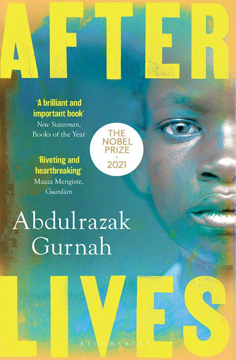 Book cover of Afterlives by Abdulrazak Gurnah at Wild and the Sage, Galle, Sri Lanka