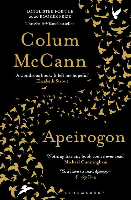 Book cover of Apeirogon by Colum Mccann at Wild and the Sage, Galle, Sri Lanka