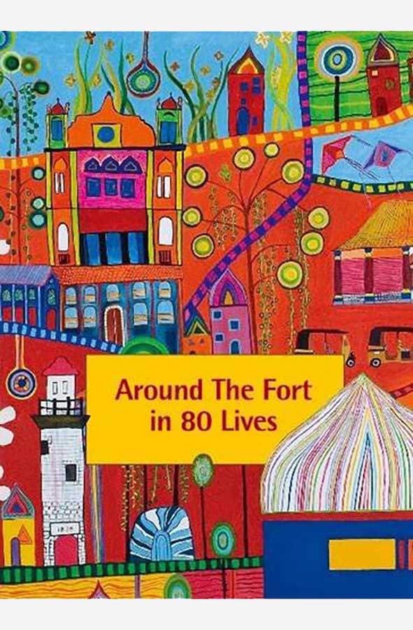 Book cover of Around the Fort in 80 Lives by Juliet Coombe at Wild and the Sage, Galle, Sri Lanka