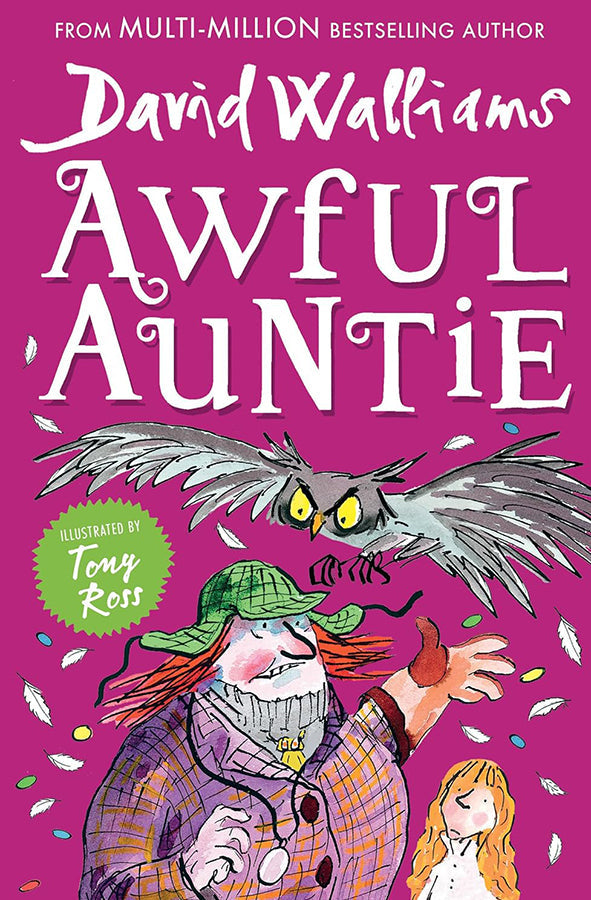 Book cover of Awful Auntie by David Walliams at Wild and the Sage, Galle, Sri Lanka