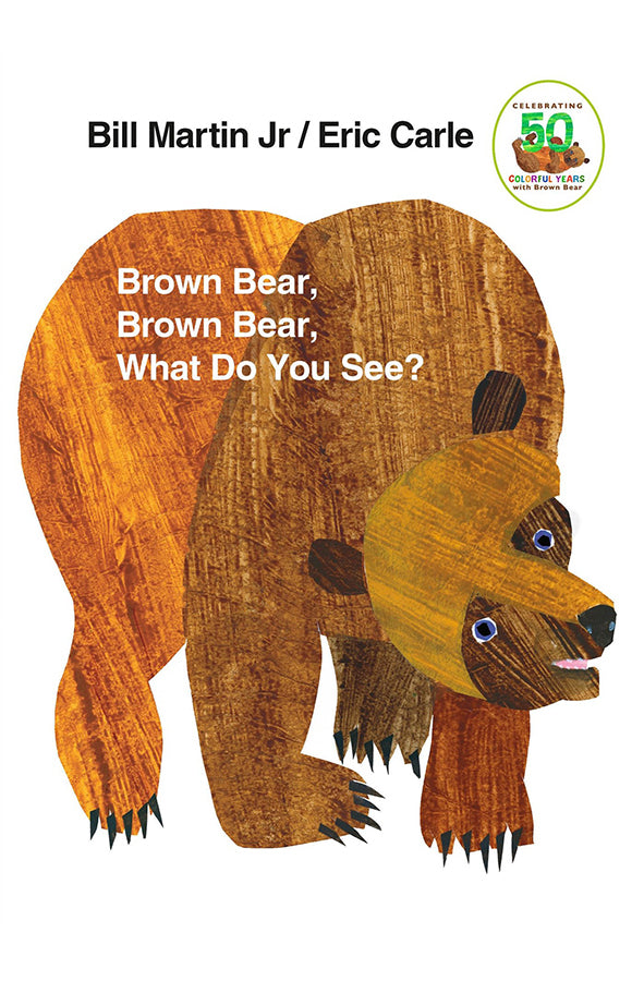Book cover of Brown Bear, Brown Bear, What Do You See? by Eric Carle at Wild and the Sage, Galle, Sri Lanka