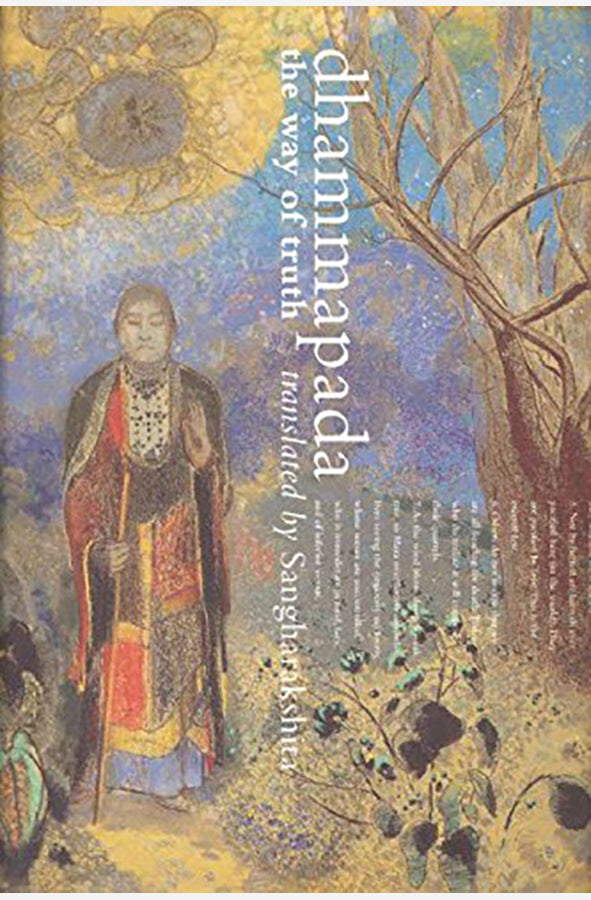 Book cover of Dhammapada by Sangharakshita at Wild and the Sage, Galle, Sri Lanka