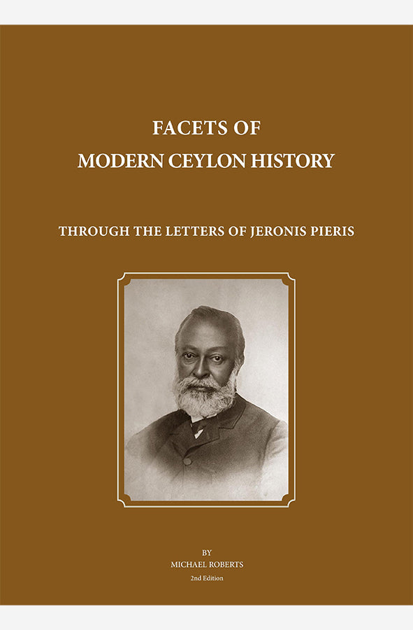 Book cover of Facets of Modern Ceylon History by Michael Roberts at Wild and the Sage, Galle, Sri Lanka