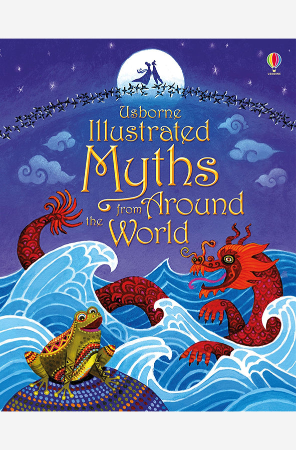 Book cover of Illustrated Myths from Around the World by Various at Wild and the Sage, Galle, Sri Lanka