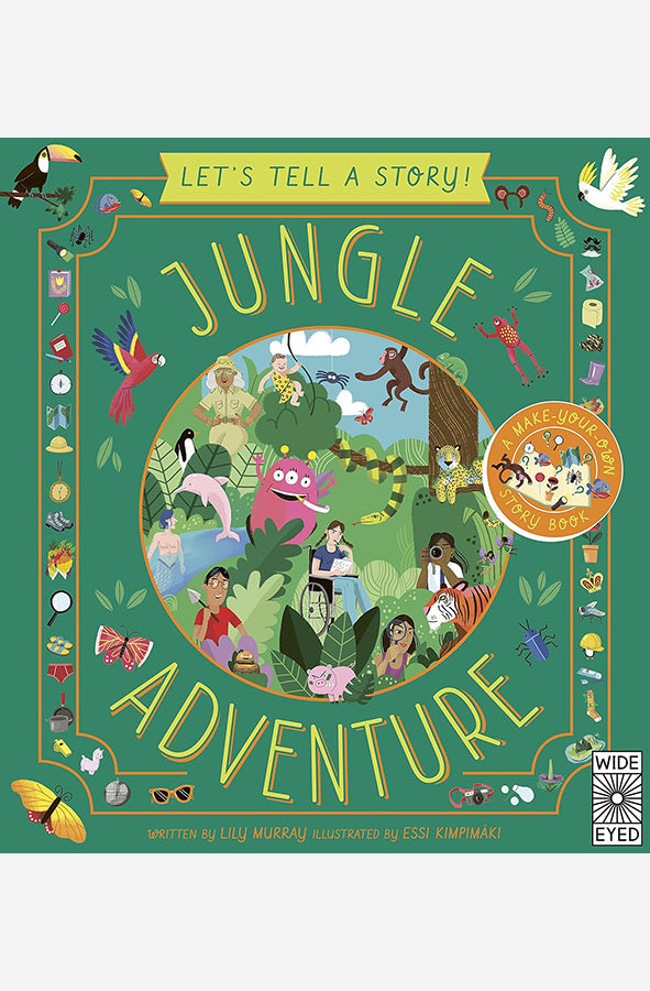 Book cover of Jungle Adventure by Lily Murray at Wild and the Sage, Galle, Sri Lanka