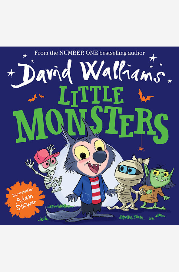 Book cover of Little Monsters by David Walliams at Wild and the Sage, Galle, Sri Lanka