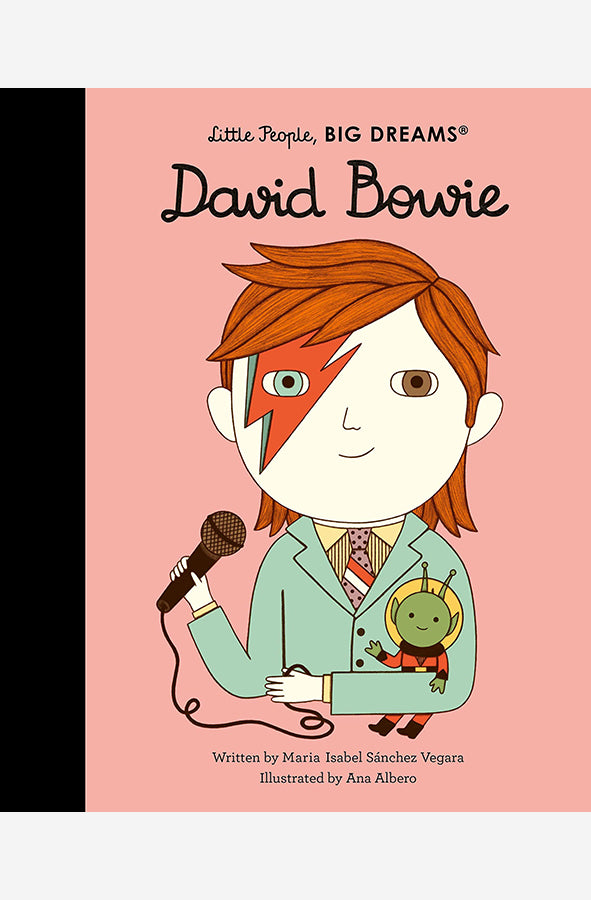 Book cover of Little People Big Dreams: David Bowie by Maria Isabel Sanchez Vegara at Wild and the Sage, Galle, Sri Lanka