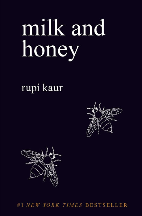 Book cover of Milk and Honey by Rupi Kaur at Wild and the Sage, Galle, Sri Lanka