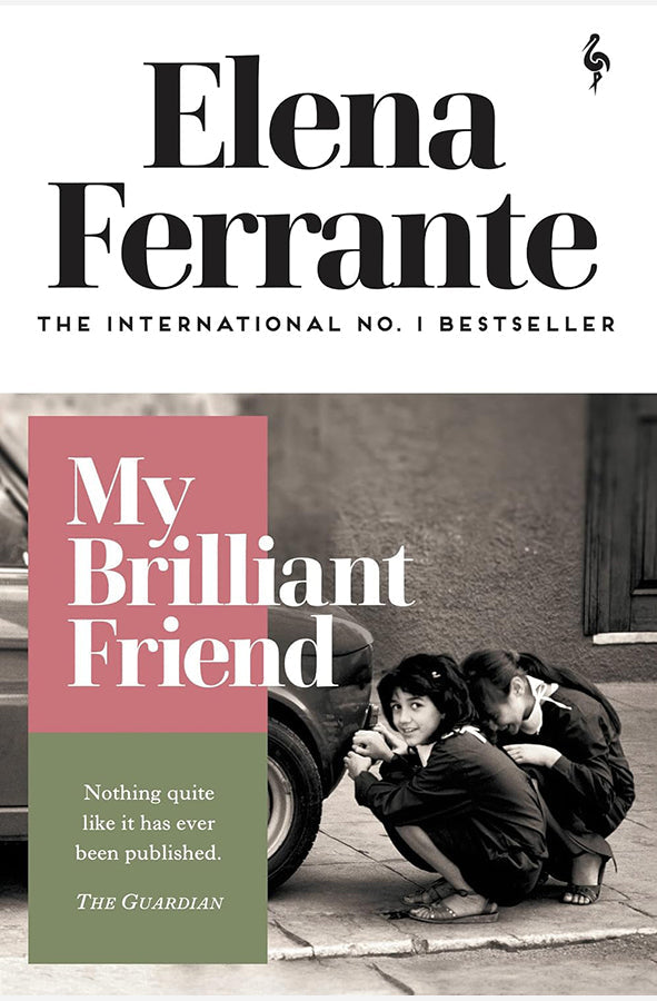 Book cover of My Brilliant Friend by Elena Ferrante at Wild and the Sage, Galle, Sri Lanka