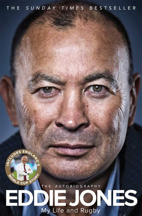 Book cover of My Life and Rugby by Eddie Jones at Wild and the Sage, Galle, Sri Lanka