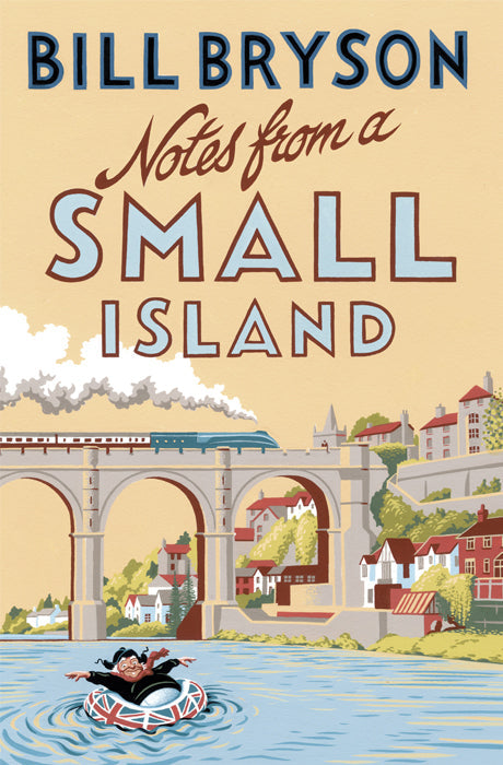 Book cover of Notes From a Small Island by Bill Bryson at Wild and the Sage, Galle, Sri Lanka