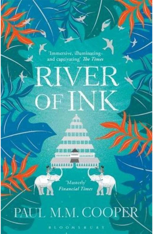 Book cover of River of Ink by Paul M.M. Cooper at Wild and the Sage, Galle, Sri Lanka