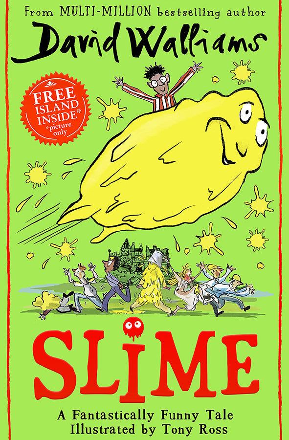 Book cover of Slime by David Walliams at Wild and the Sage, Galle, Sri Lanka
