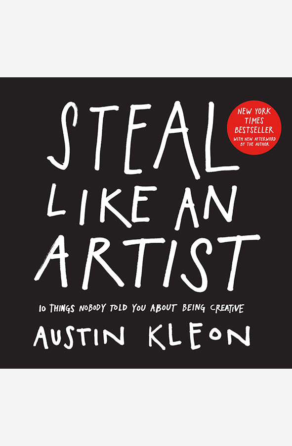Book cover of Steal Like an Artist by Austin Kleon at Wild and the Sage, Galle, Sri Lanka