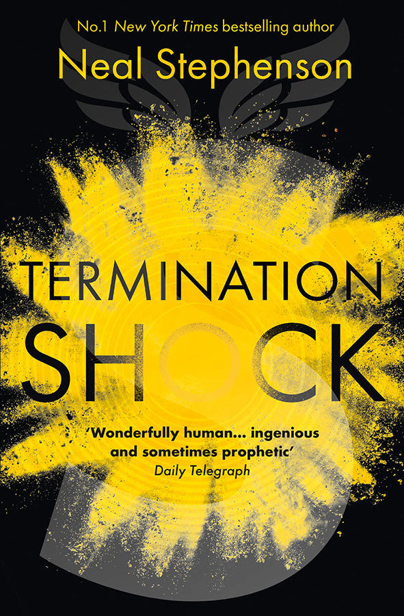 Book cover of Termination Shock by Stephenson, Neal at Wild and the Sage, Galle, Sri Lanka