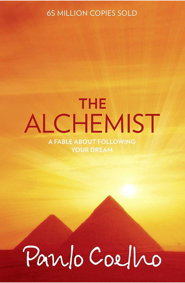 Book cover of The Alchemist by Paulo Coelho at Wild and the Sage, Galle, Sri Lanka