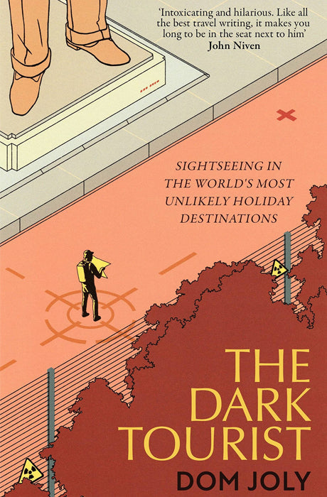 Book cover of The Dark Tourist by Dom Joly at Wild and the Sage, Galle, Sri Lanka