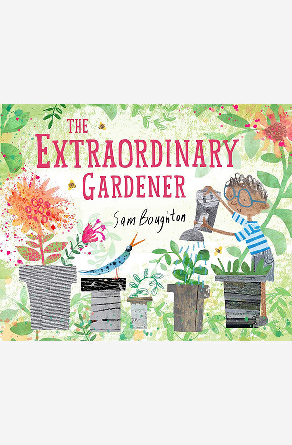 Book cover of The Extraordinary Gardener by Sam Boughton at Wild and the Sage, Galle, Sri Lanka