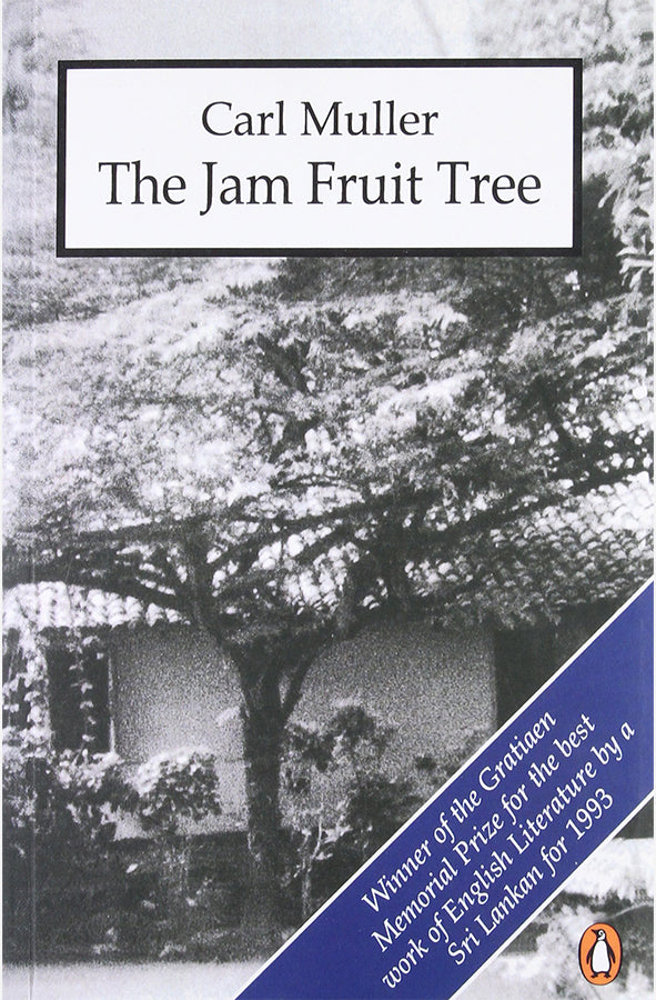 Book cover of The Jam Fruit Tree by Carl Muller at Wild and the Sage, Galle, Sri Lanka