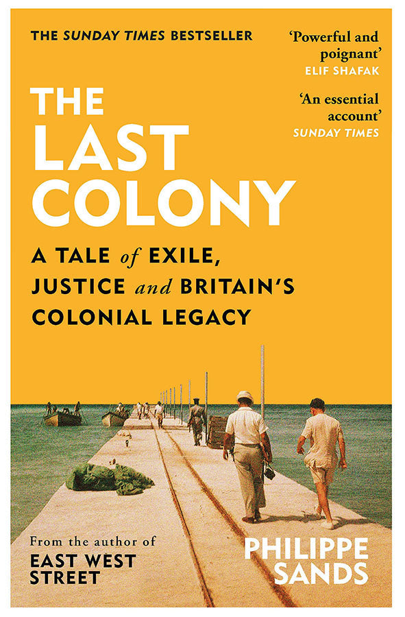 Book cover of The Last Colony by Philippe Sands at Wild and the Sage, Galle, Sri Lanka
