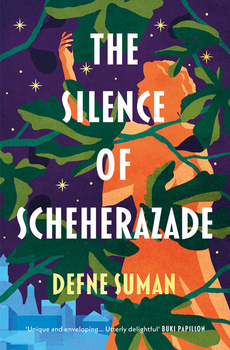 Book cover of The Silence of Scheherazade by Defne Suman at Wild and the Sage, Galle, Sri Lanka