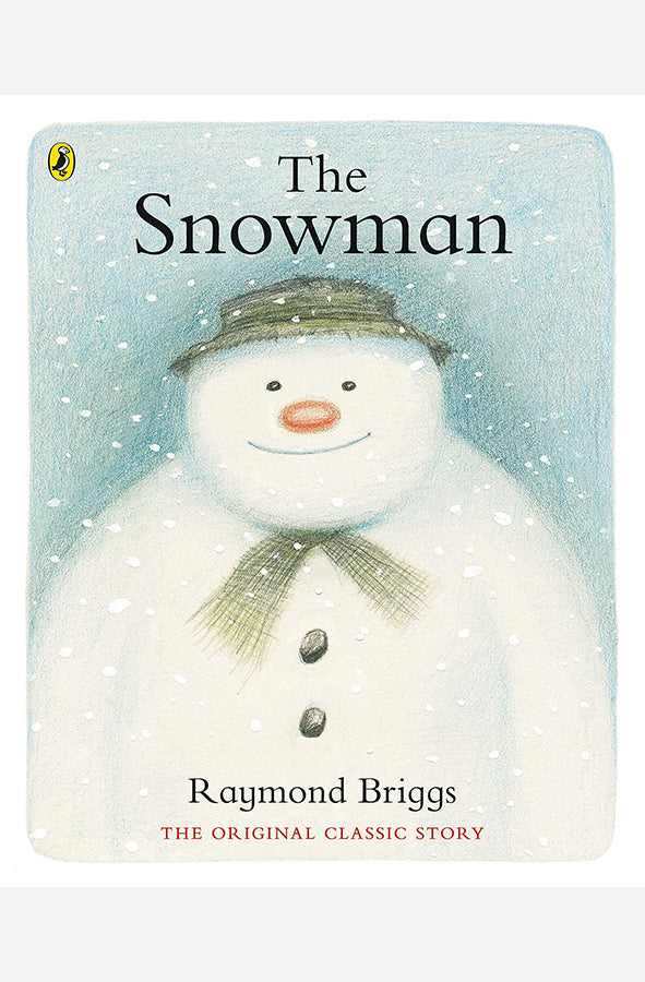 Book cover of The Snowman by Raymond Briggs at Wild and the Sage, Galle, Sri Lanka