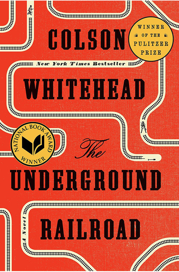 Book cover of The Underground Railroad by Colson Whitehead at Wild and the Sage, Galle, Sri Lanka