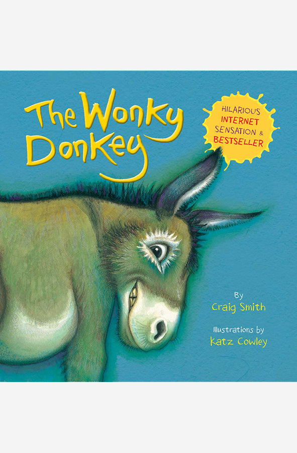 Book cover of The Wonky Donkey by Craig Smith at Wild and the Sage, Galle, Sri Lanka
