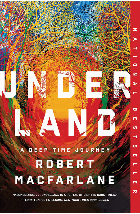 Book cover of Underland by Robert Macfarlane at Wild and the Sage, Galle, Sri Lanka