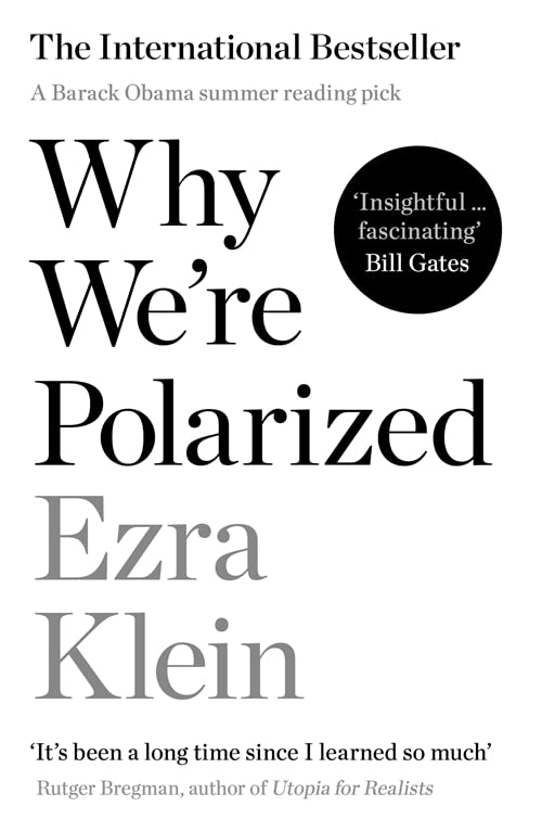 Book cover of Why We're Polarised by Ezra Klein at Wild and the Sage, Galle, Sri Lanka