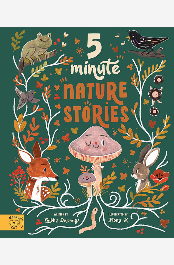 Book cover of 5 Minute Nature Stories : True tales from the woodland by Gabby Dawnay at Wild and the Sage, Galle, Sri Lanka