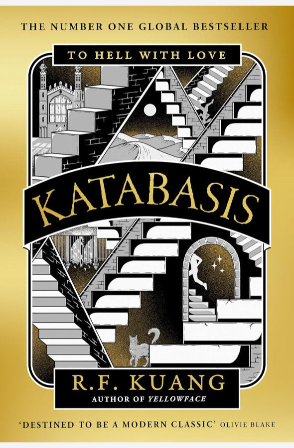 Book cover of Katabasis by RF Kuang at Wild and the Sage, Galle, Sri Lanka