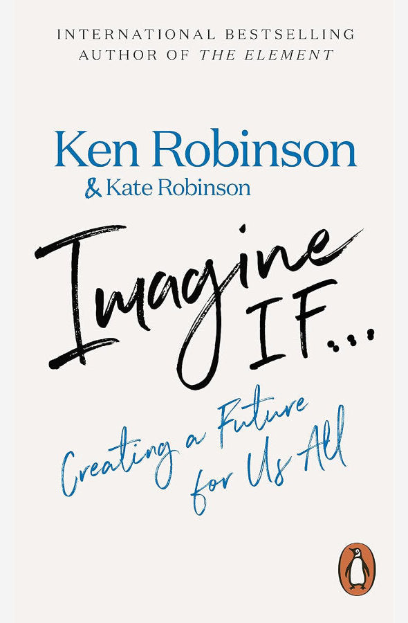 Book cover of Imagine If by Sir Ken Robinson at Wild and the Sage, Galle, Sri Lanka