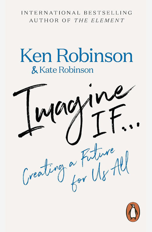 Book cover of Imagine If by Sir Ken Robinson at Wild and the Sage, Galle, Sri Lanka