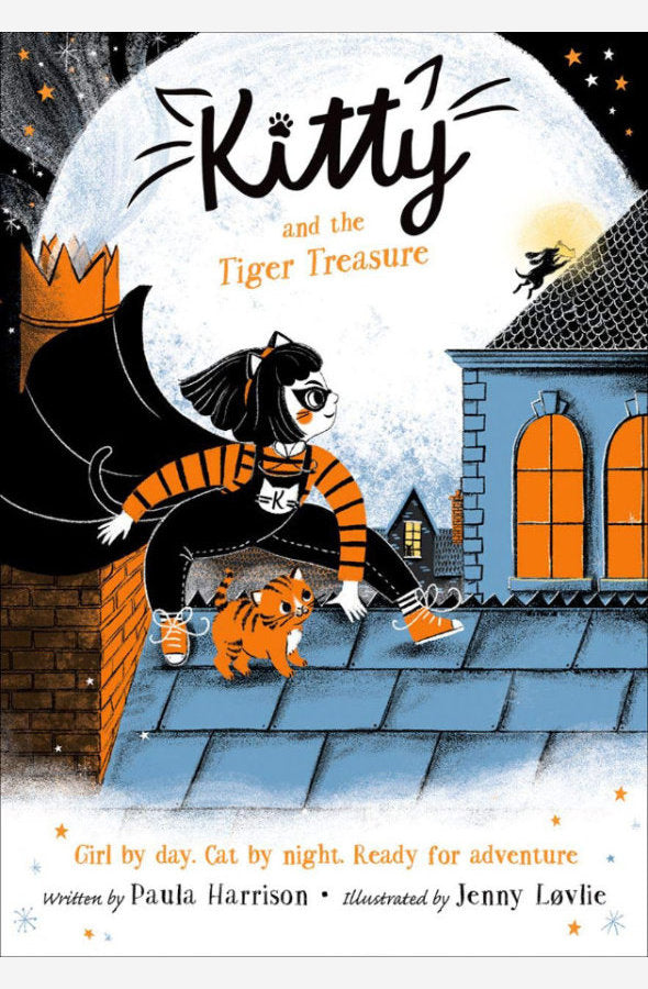 Book cover of Kitty and the Tiger Treasure by Paula Harrison at Wild and the Sage, Galle, Sri Lanka