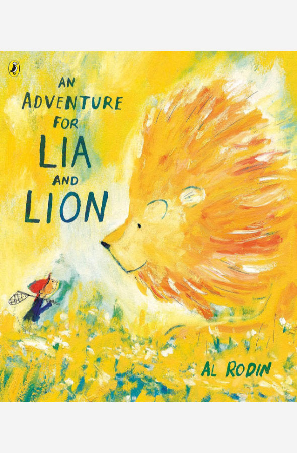 Book cover of An Adventure for Lia and Lion by Al Rodin at Wild and the Sage, Galle, Sri Lanka
