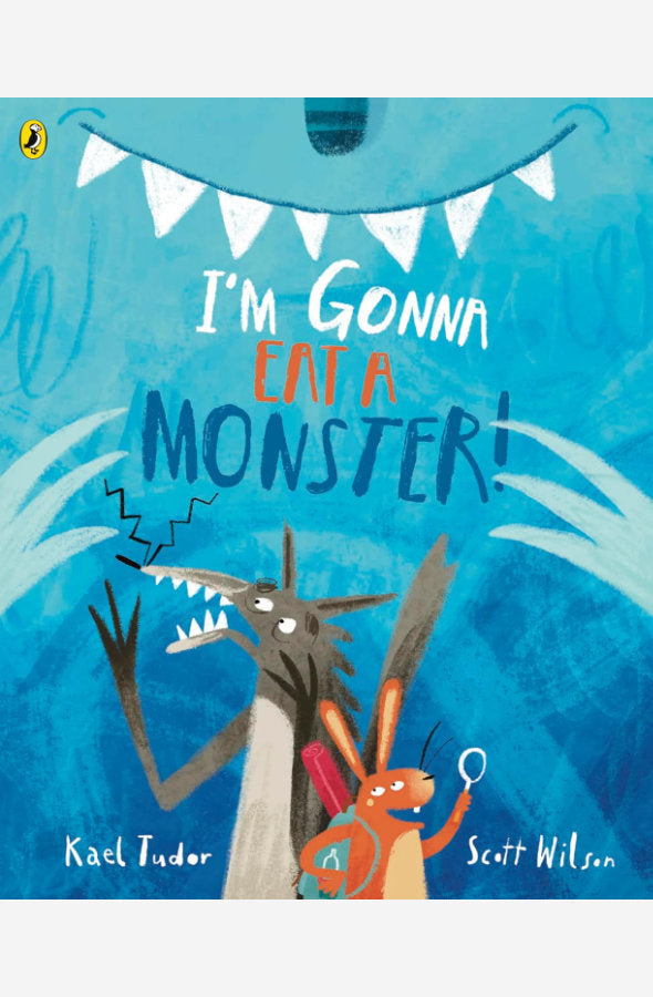 Book cover of I'm Gonna Eat a Monster! by Kael Tudor at Wild and the Sage, Galle, Sri Lanka