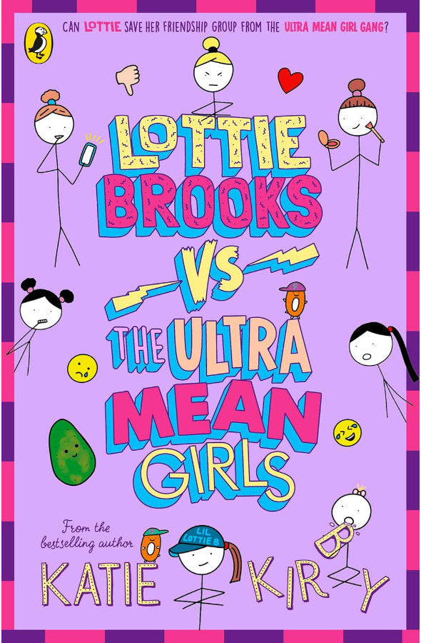 Book cover of Lottie Brooks vs The Ultra Mean Girls by Katie Kirby at Wild and the Sage, Galle, Sri Lanka