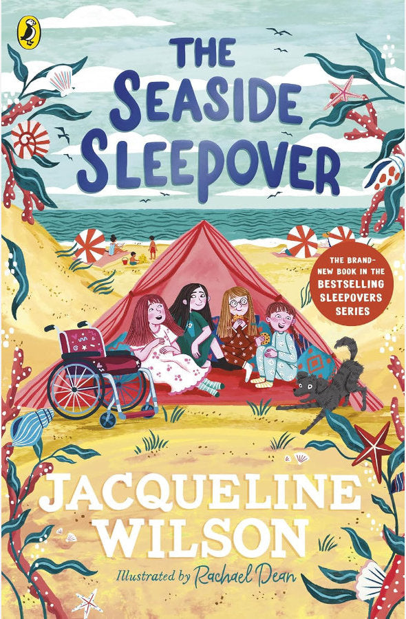 Book cover of The Seaside Sleepover by Jacqueline Wilson at Wild and the Sage, Galle, Sri Lanka