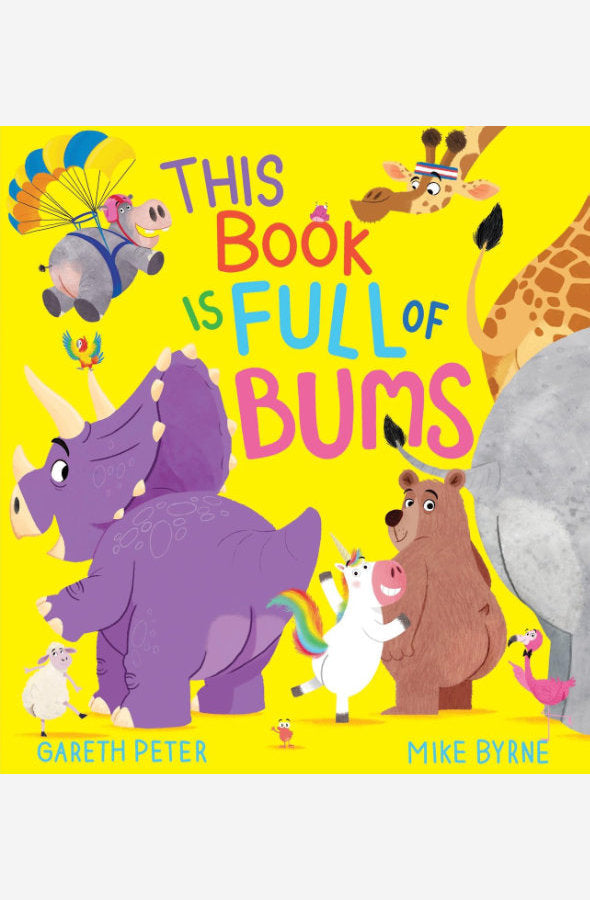 Book cover of This Book is Full of Bums by Gareth Peter at Wild and the Sage, Galle, Sri Lanka